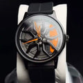 Alloy Wheel Watch, Moving Wheel Watch, Spinning Watch Waterproof Men's Luxury Watch