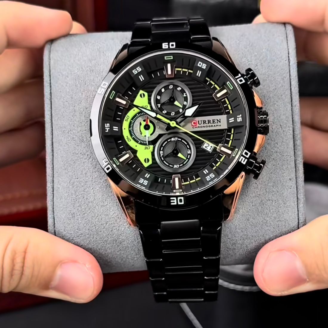 Men's Luxury Watch Stainless Steel Quartz Luminous Classic Wristwatch