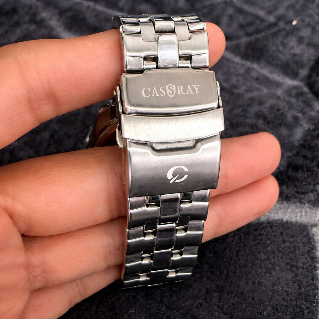 Cassray Men's Luxury Watch Stainless Steel Classic Wristwatch